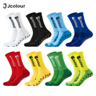 Kit 3 pares Meias Esportivas Futebol Basquete Antiderrapantes De Alta Qualidade ar livre Jcolour
