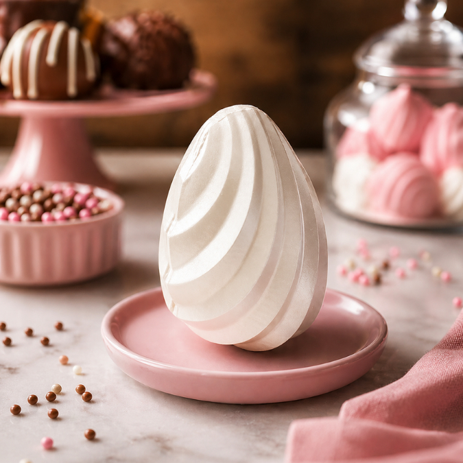 1~5 Forma Porto Com Silicone (3 partes) Para Chocolate OVO SUSPIRO, 200G – CÓD P97 (CHOCO) · foto 2