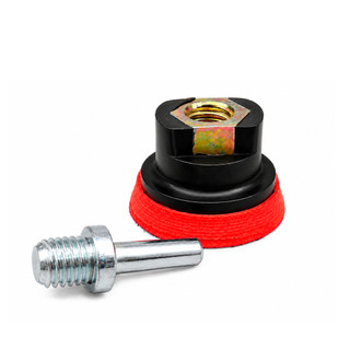 PRATO SUPORTE 50MM ROSCA M14 C/ VELCRO + ADAPTADOR FURADEIRA