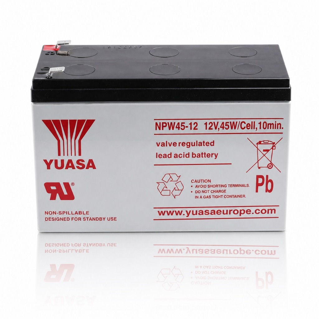 B@teria Yuasa NPW45-12 - Nobreaks (UPS) de alta performance, Sistemas de backup de energia, Servidores e data centers.