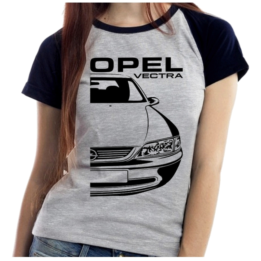 Baby Look Blusa Feminina ou Camiseta Unissex chevrolet vectra opel carro antigo
