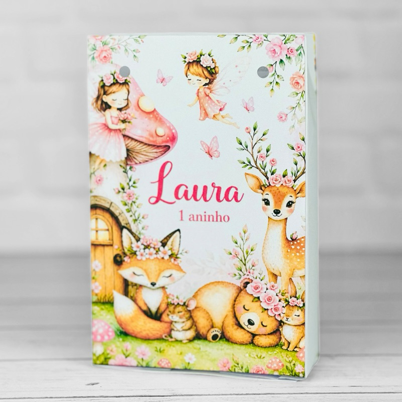 Sacolinha Personalizados Bosque Encantado (PEGUE E MONTE) / Lembrancinha Mimos Festa Aniversário Infantil
