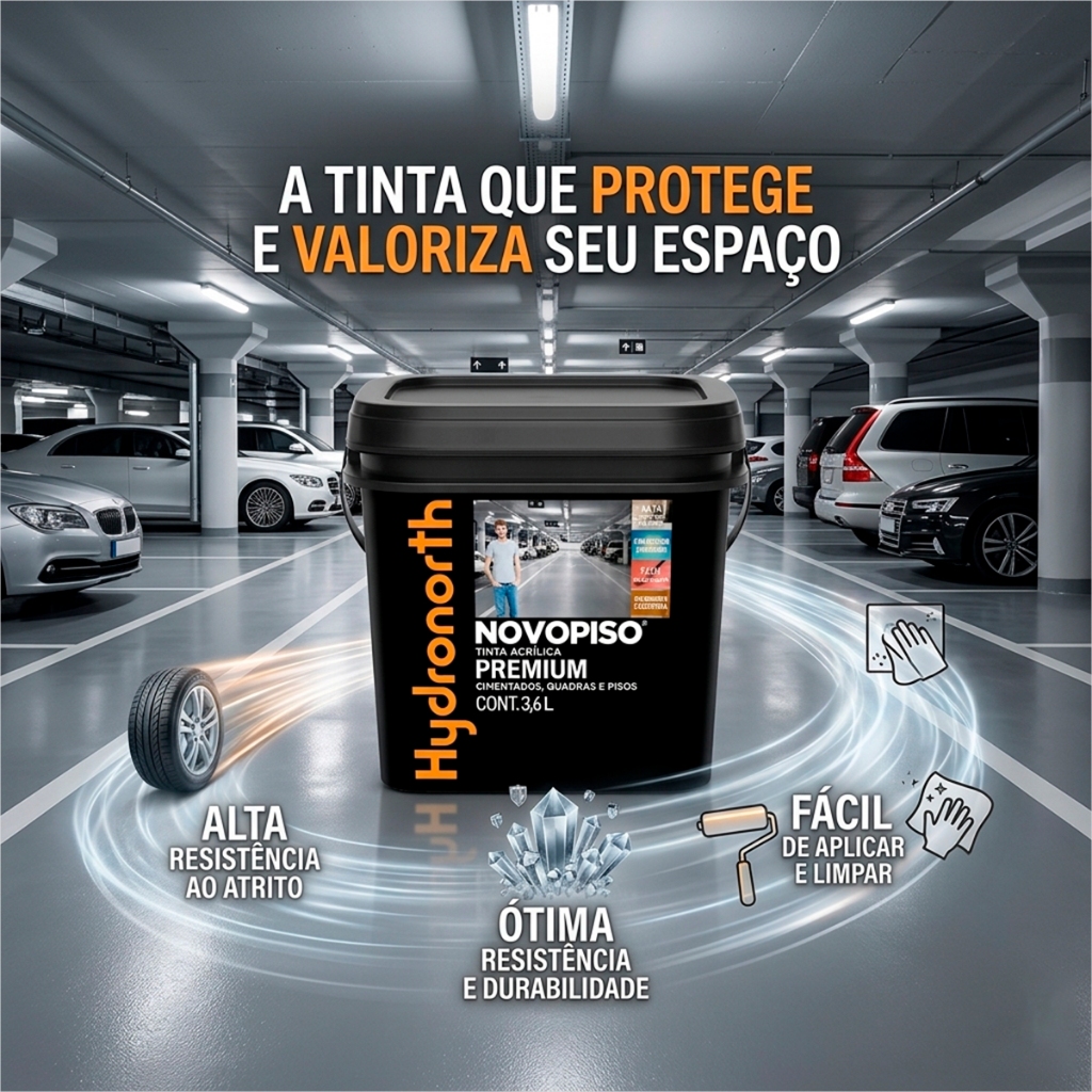Tinta Acrílica Piso Tinta Pisos de Estacionamento Tinta Piso Garagem e Quadra Ti