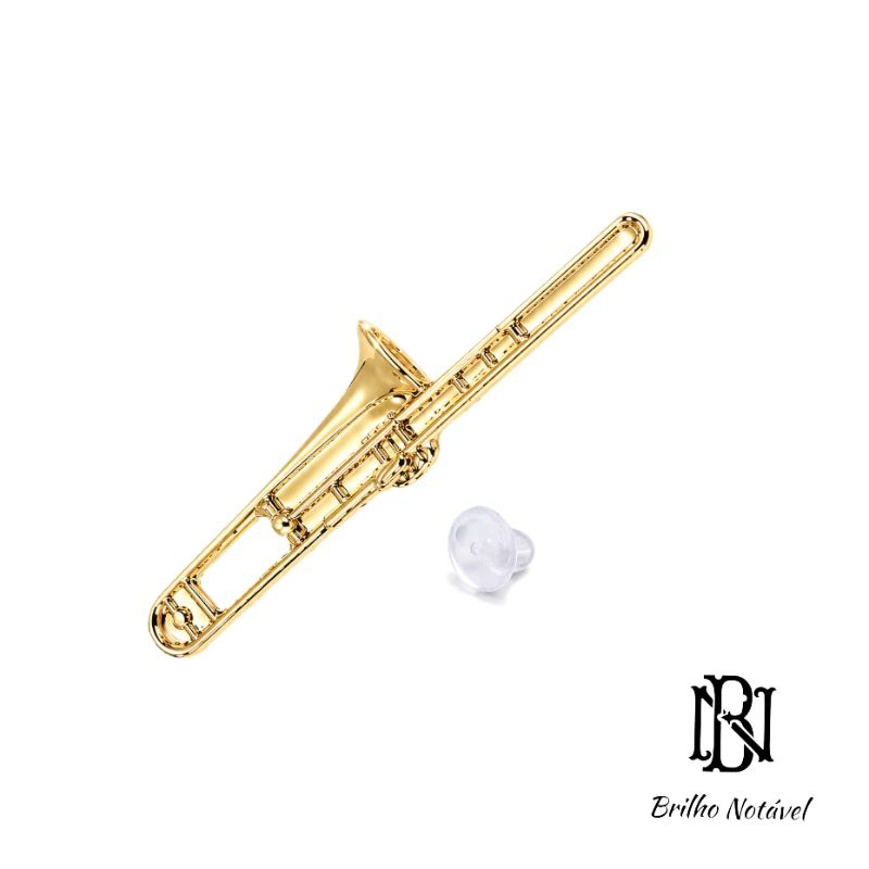 Botom Trombone Premium Flash de Ouro | Elegante + Brinde Exclusivo