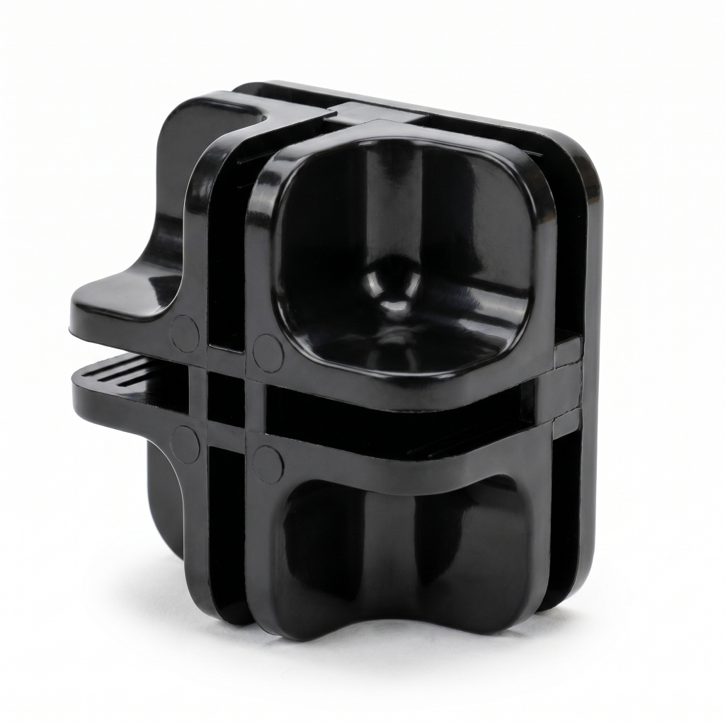 Conectivos Conectores Preto Para Montagem Balcão Vidro Tela 4mm - Distribuidor Autorizado - KIT