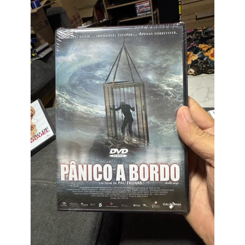 dvd pânico a bordo - lacrado - original - fotos reais