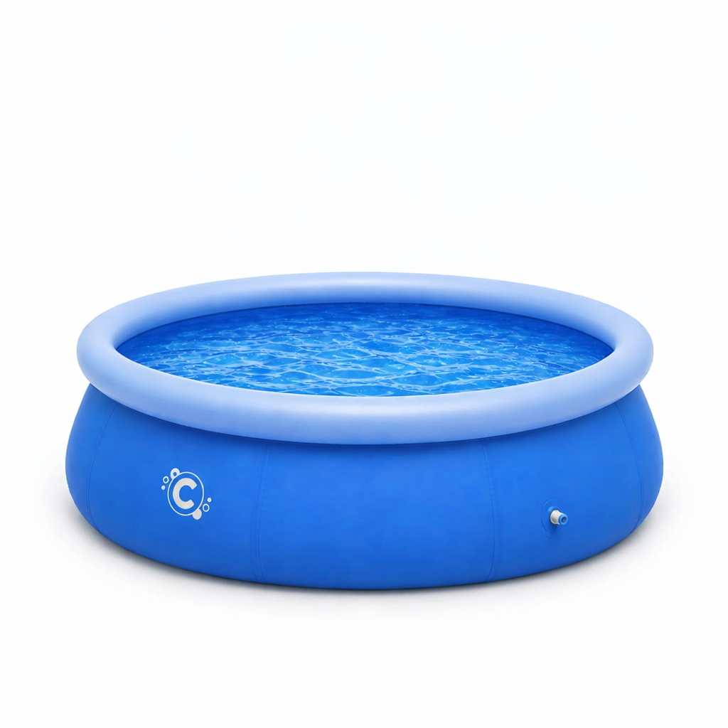 CLICK PISCINA DE MONTAGEM RPIDA COR AZUL FORMATO REDONDO 2.592 LITROS