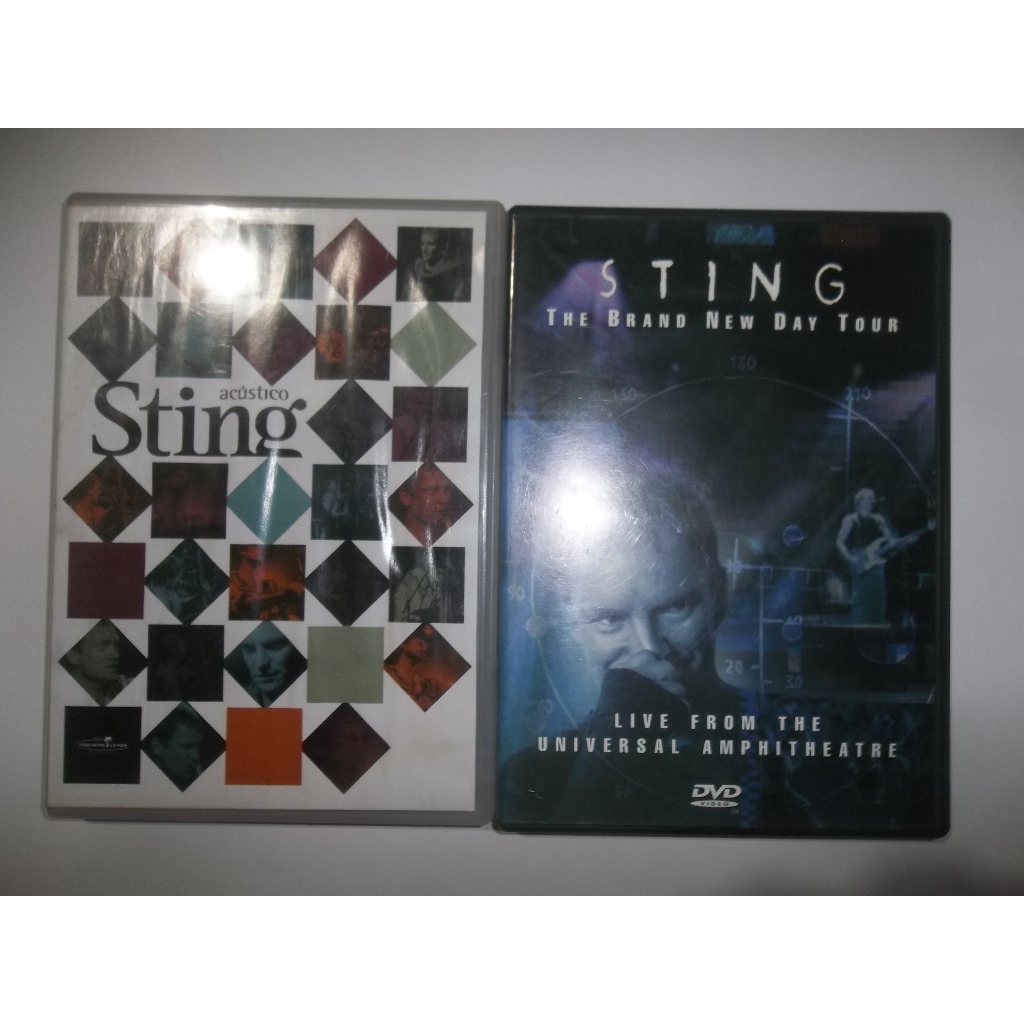 dvd sting the brand new day tour e sting acústico