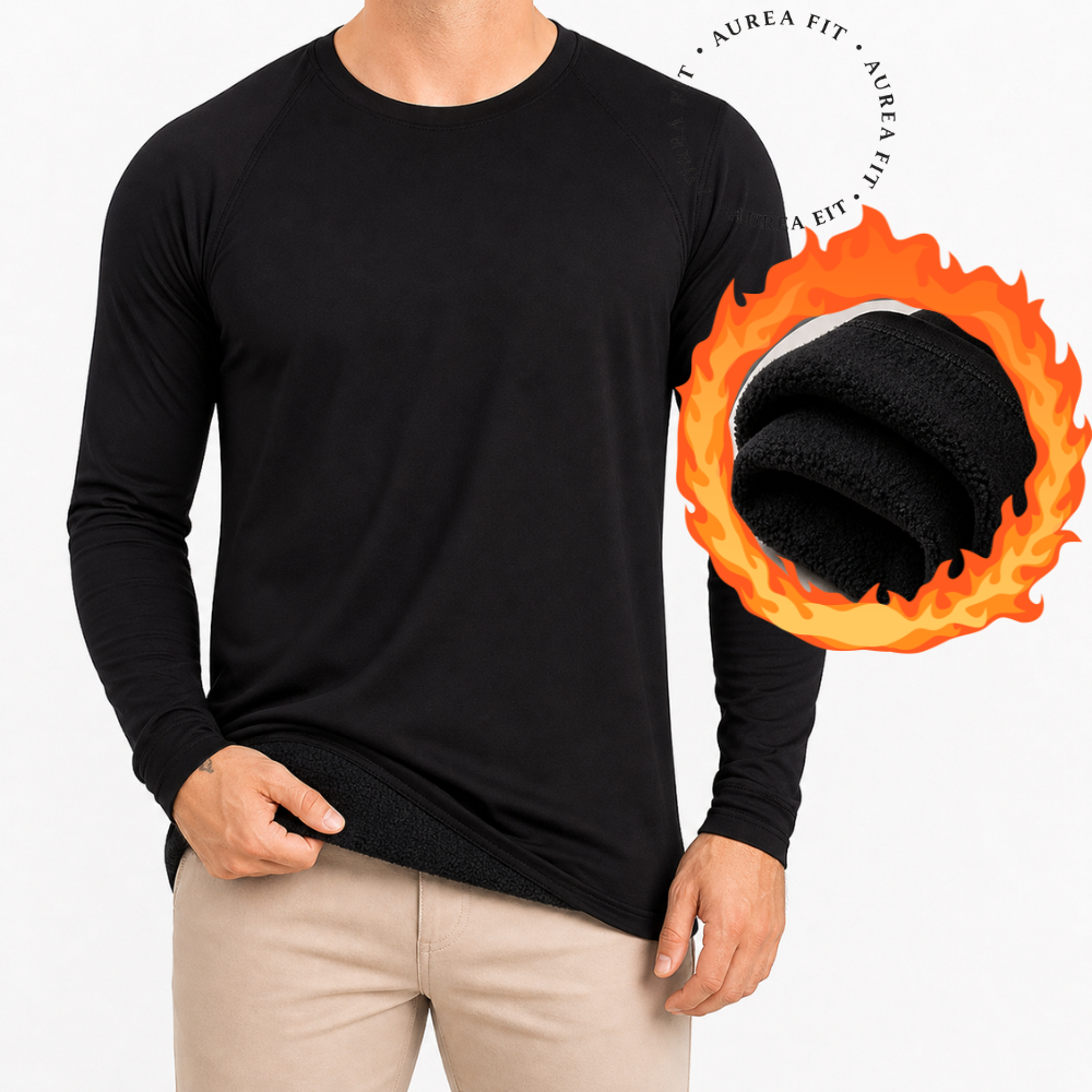 Blusa de Frio Segunda Pele Térmica Peluciada Inverno Frio Forrada Flanelada Manga longa Masculina