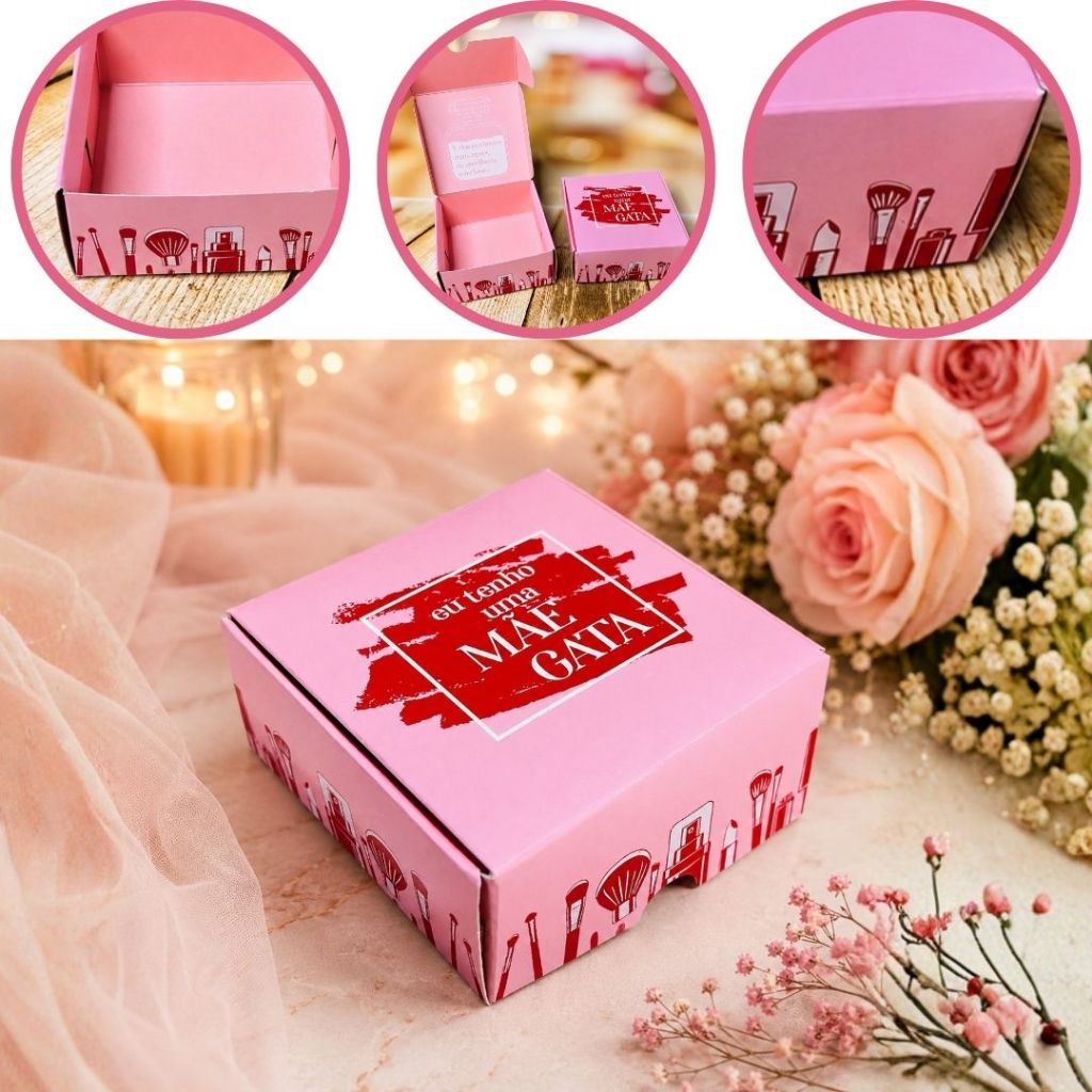 10 CAIXAS  (4 DOCES)  MÃE GATA 3619  ( DIA DAS MÃES IDEIA ) OUTLET