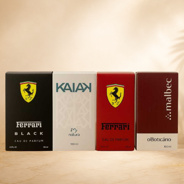 Kit 4 Perfumes Masculinos 100ml Cada Os Queridinhos Alta Fixação