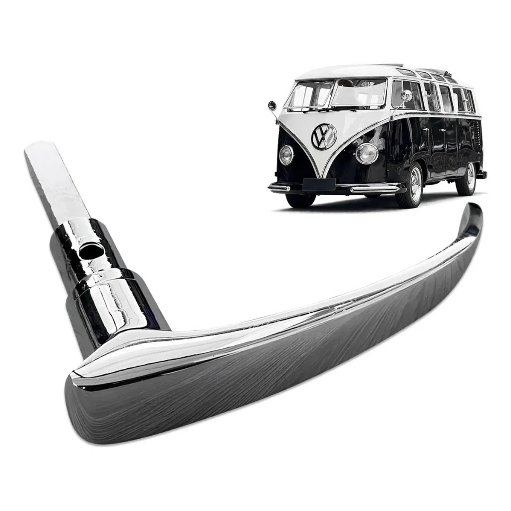 Maçaneta Externa Kombi 57 a 75 Cromada Porta Lateral Sem Chave