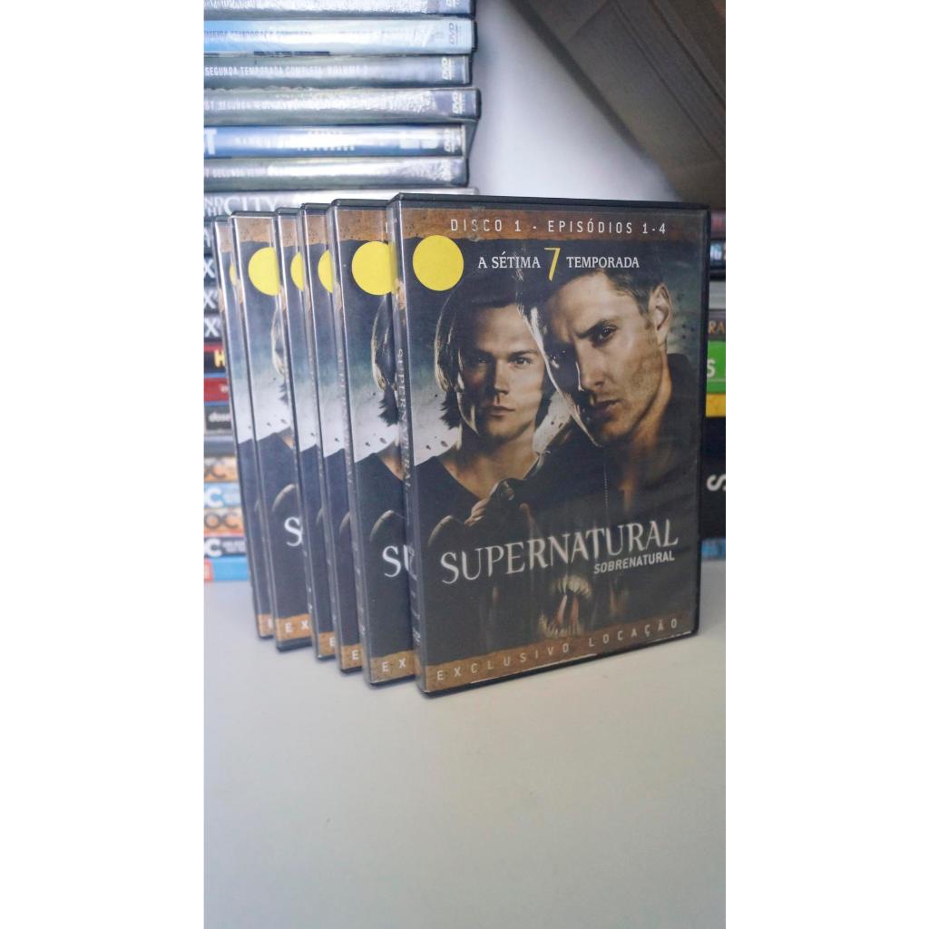 Box 6 DVDS Supernatural (7ª Temporada) Original