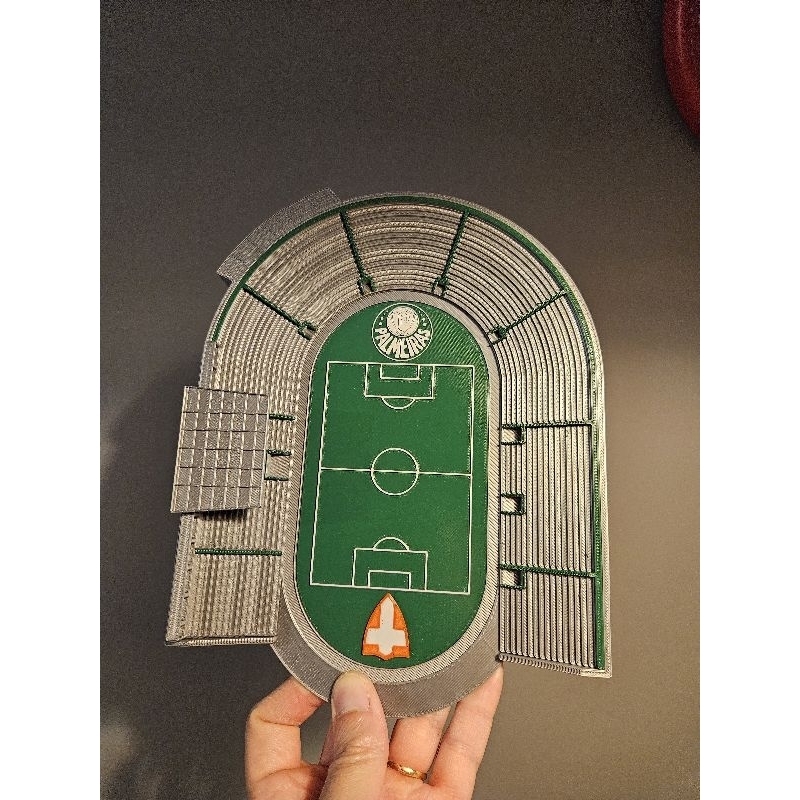Palestra Itália Miniatura Maquete Antigo Palmeiras Decoração Colecionador 21cm