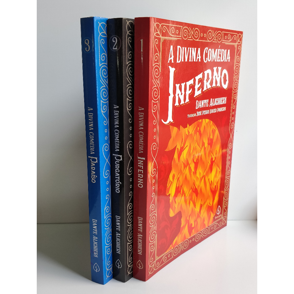 Kit Livros A Divina Comédia - Dante Alighieri - Principis (Inferno, Purgatório e Paraíso)