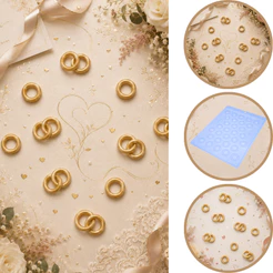 1~10 Forma Simples Alianças 9691 (H6) em Acetato BWB Para Bombom e Doces de Chocolate e Confeitaria// (CHOCO)