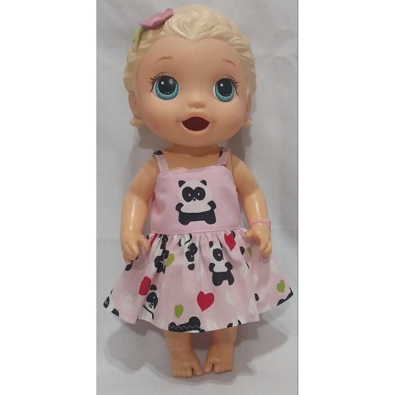 Vestidos ou macações ou conjuntos para Baby Alive, My little momy e similares