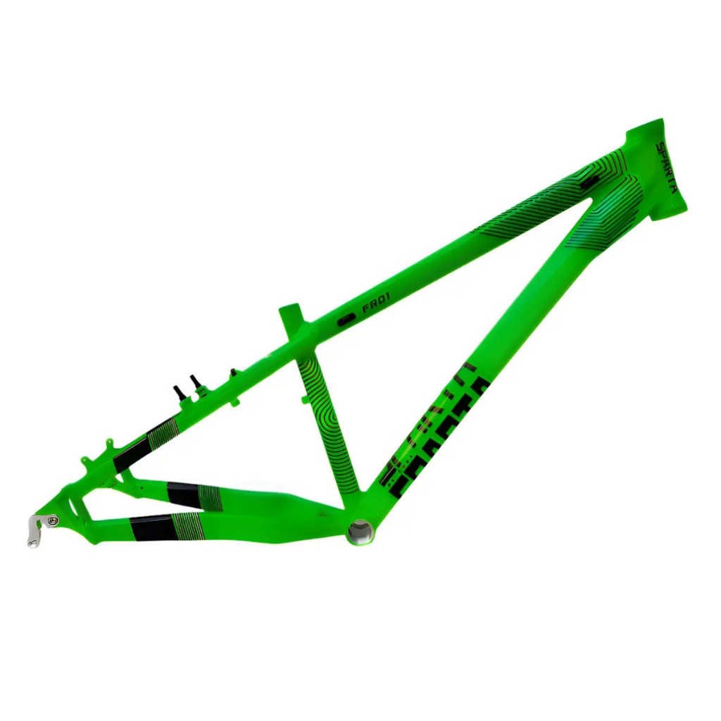 Quadro Alumínio Sparta Fr01 Aro 26 Freeride Dirt Verde