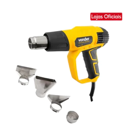 Soprador Térmico Vonder STV200N 2000W (220V) Profissional 3 Estágios Com 4 Bocais E Inmetro