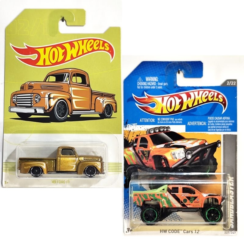 Hot Wheels - Mattel - Carrinho - Pickup Ford Ranger, F-150, Maverick, Sandblaster, Raptor, Rancheiro