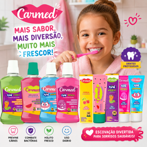 Carmed Gel Dental e Enxaguante Bucal