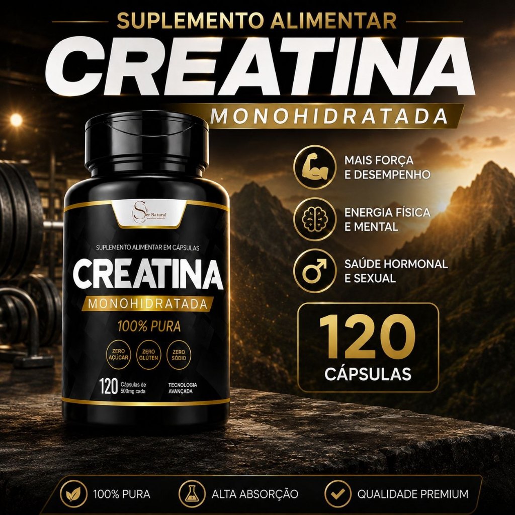 CREATINA HIDROLIZADA 100% NATURAL PREMIUM — imagem 2 de 2