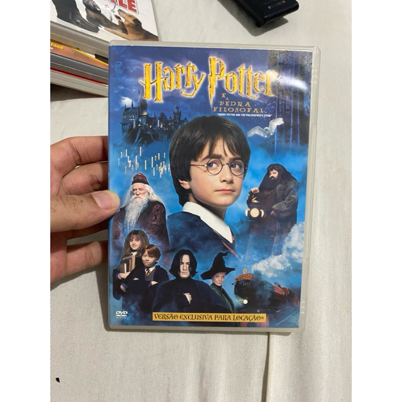 DVD Harry Potter e a pedra filosofal (versão exclusiva pra locação)