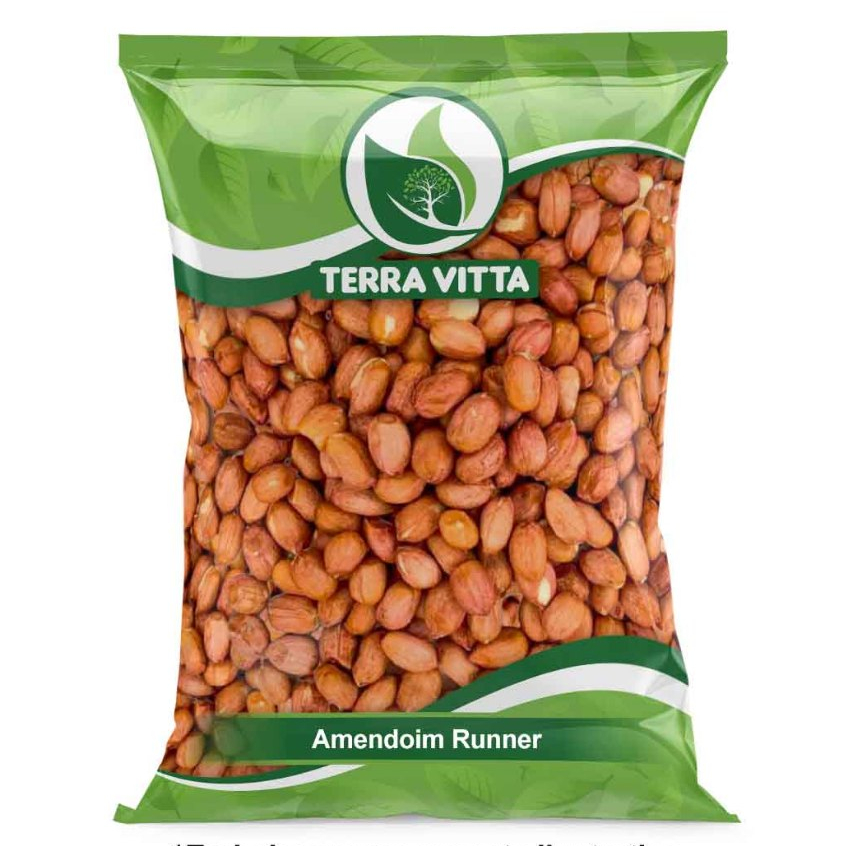 Amendoim Runner Cru C/ Pele 1Kg