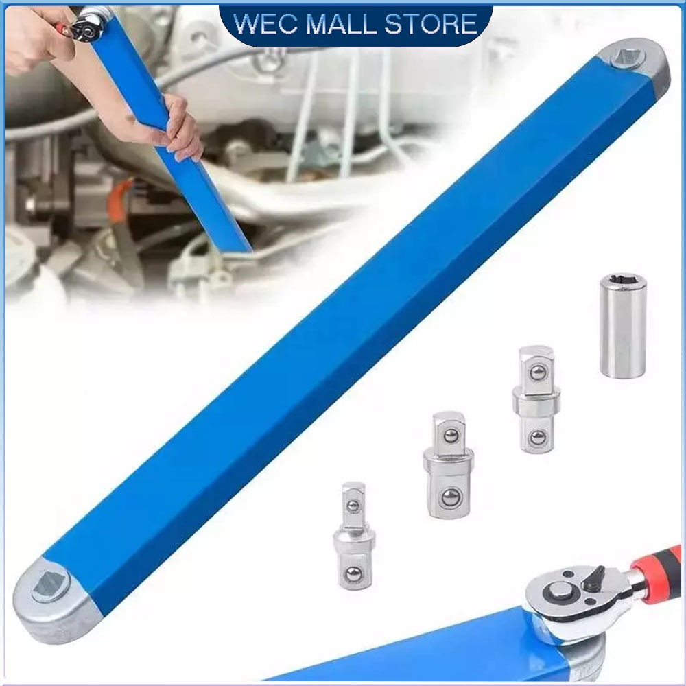 Kit De Extensão De Braço De Chave Catraca De Aço Carbono Para Ferramentas De Reparo Automotivo Em Espaços Estreitos