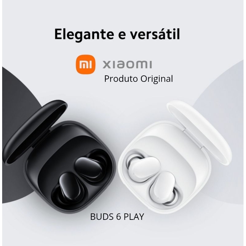 FONE XIAOMI REDMI BUDS 6 PLAY ORIGINAL LACRADO