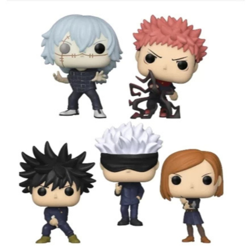 Bonecos Colecionáveis C/caixa Jujutsu Kaisen - Yuji Itadori,Megumi Fushiguro,Nobara Kugisaki, Satoru Gojo,Mahito