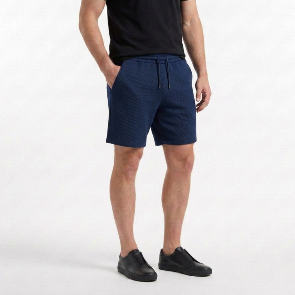 Bermuda Masculina Tecido Canelado Elastano Cos Elástico Slim Shorts Mauricinho Streetwear Estiloso