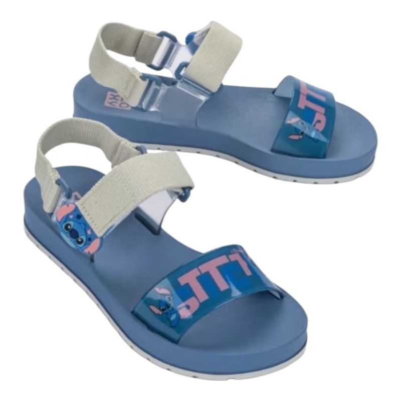 Sandália Feminina Zaxy Way Papete Disney Stitch - Azul Índigo Original