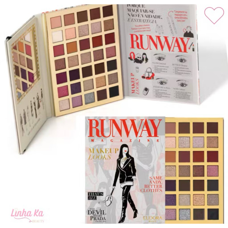 Paleta de Maquiagem LABRANCHE 43 Cores | Sombra, Blush, Contorno |Seu Estúdio de Beleza Portátil