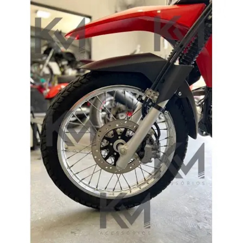 Paralama Inferior Xre 190 P/ Bros 150 160 Todas + Suporte Fixação