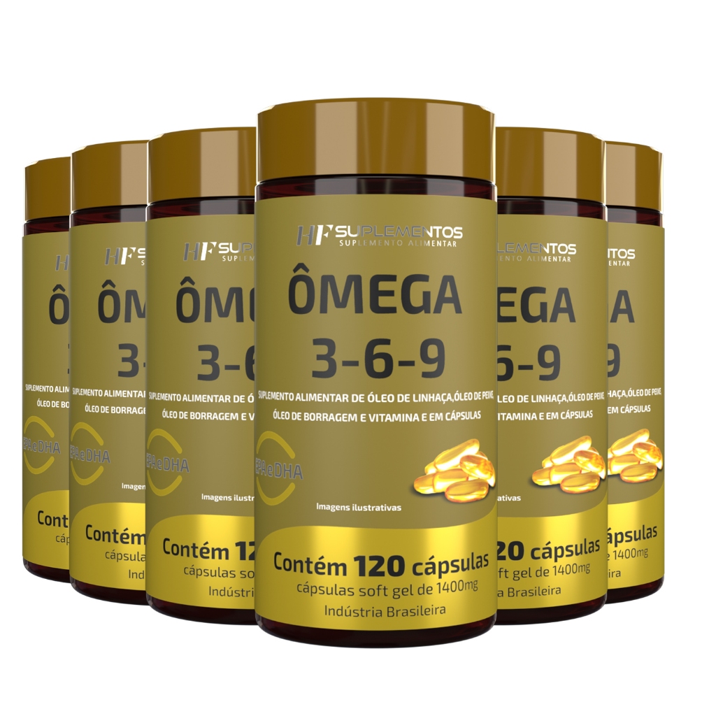 6X OMEGA 3 6 9 EPA 160MG DHA 100MG