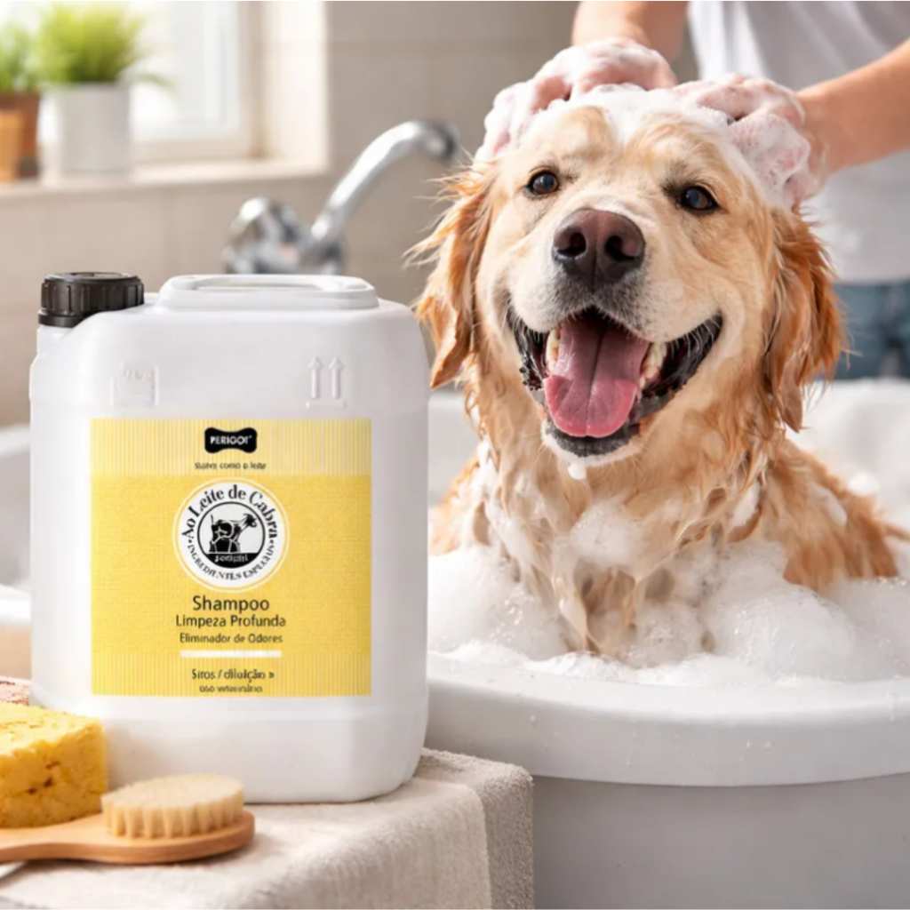 Shampoo Limpeza Profunda 5l, Perigot, Eliminador De Odores para Cachorros