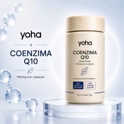Coenzima Q10 100mg Yoha 30 Cápsulas Ubiquinona Antioxidante Suporte Nutricional Diário Camila Loures
