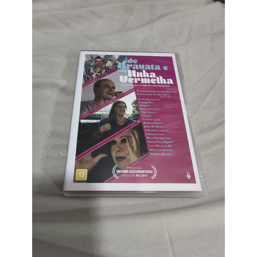 DVD De Gravata e Unha Vermelha - Documentário Brasileiro (Ney Matogrosso / Laerte / Rogéria / Candy Mel Banda UÓ)
