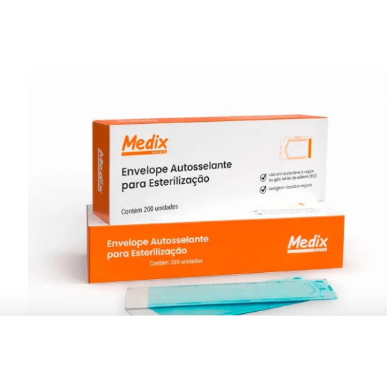 ENVELOPE ESTERILIZAÇÃO MEDIX 7CM X 23CM — imagem 2 de 2