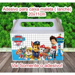 Adesivos Personalizados para Maleta Lancheira VÁRIOS TEMAS Festa Infantil na Escola - Lembrancinha Aniversário - festa