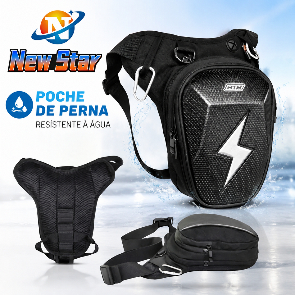 New Star Pochete Bolsa De Perna Cintura Moto Motoboy Resistente Agua Pochete De Perna Para Motociclista