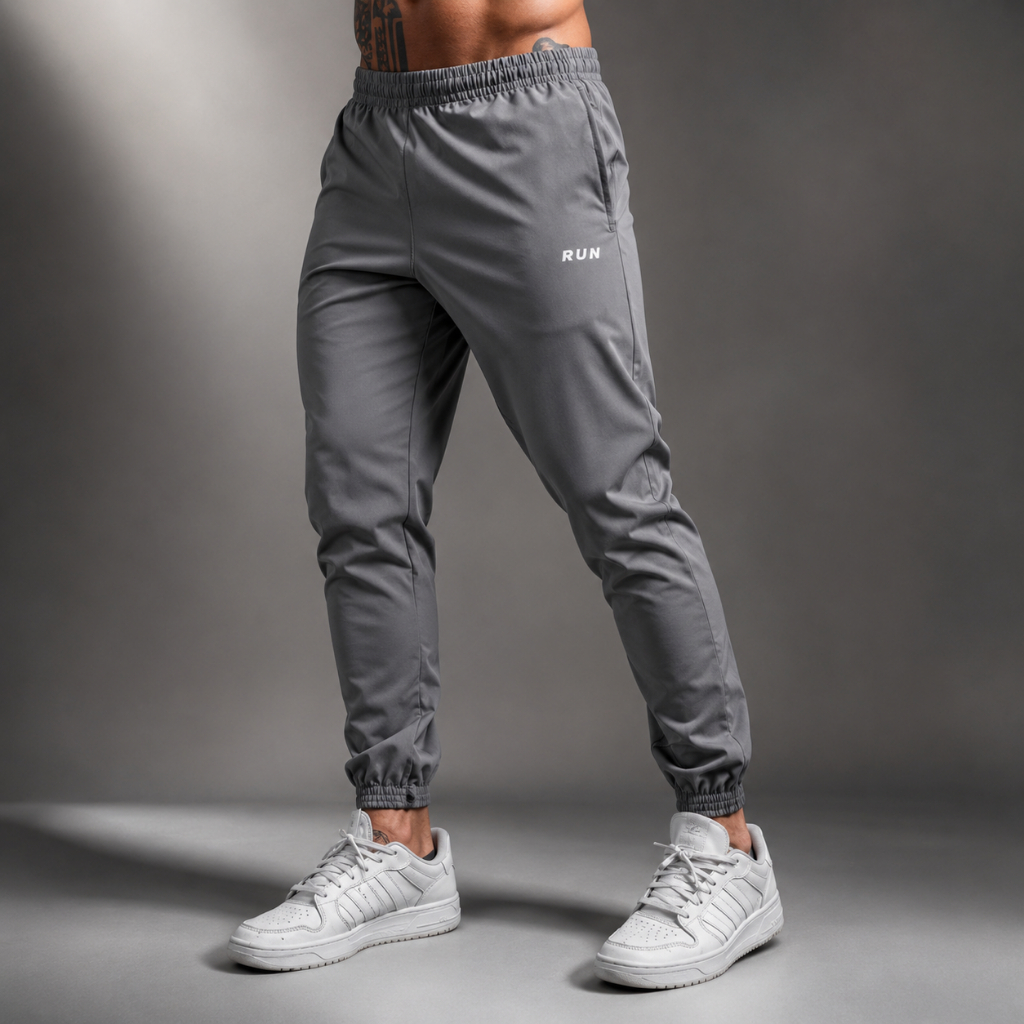 Calça Jogger RUN Plus Size P ao G4 Sport Treino Academia Corrida Unissex Conforto e Flexibilidade