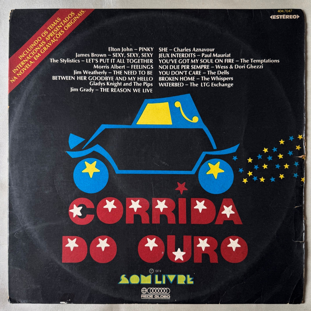 DISCO DE VINIL LP - VÁRIOS – CORRIDA DO OURO (INTERNACIONAL) (1974)