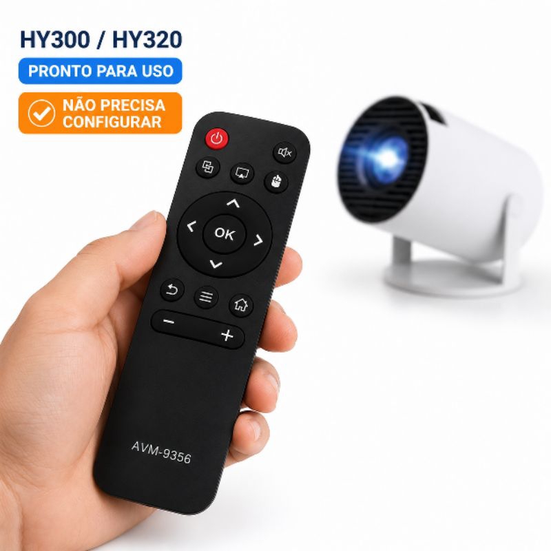 Controle Remoto Para Projetor HY300 HY320 AVM-9356  Pronto Para Uso