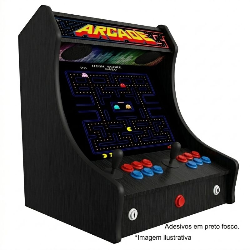 Fliperama gabinete game bartop Retrô Arcade polegadas