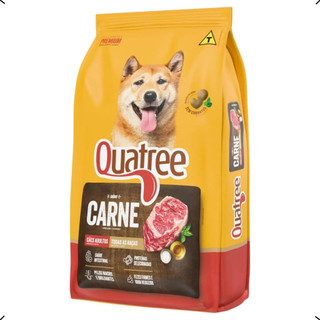 RAÇÃO QUATREE CARNE ADULTO TODAS AS RAÇAS 20KG