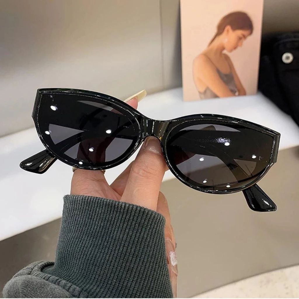 Óculos De Sol Olho De Gato Novos Ovais Personalizados Moda Vintage Tons Femininos ZL2357