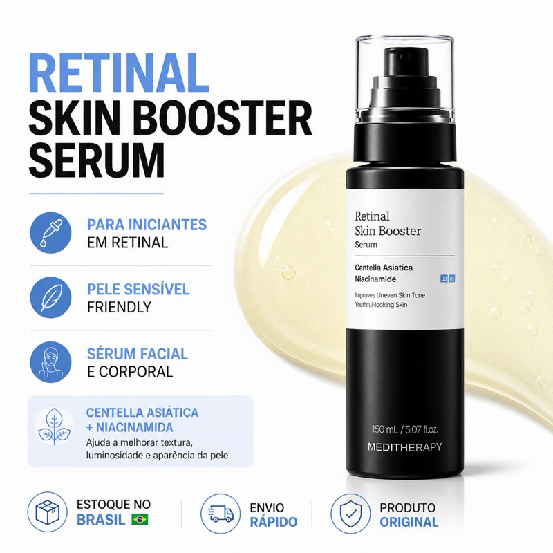 Sérum Retinal + Niacinamida — Rosto e Corpo