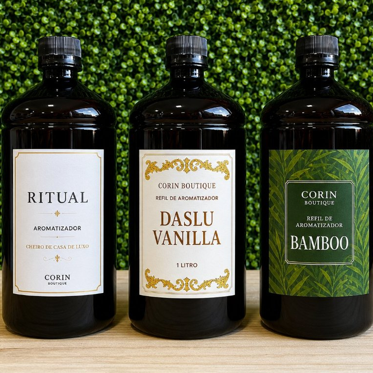 Kit Casa Perfumada 3x1L | Ritual + Daslu Vanilla + Bamboo - Corin Boutique
